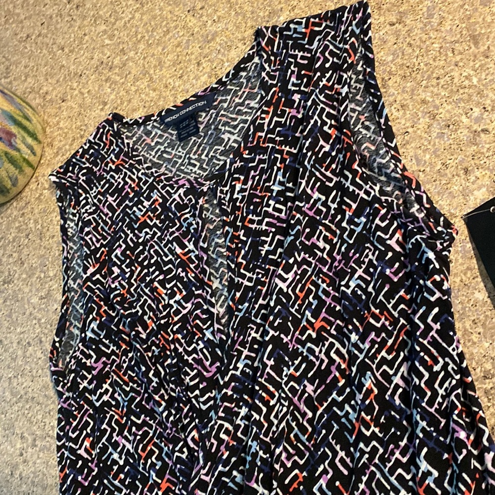 NWT French Connection Multicolored Dress Size 10 Might Run Small?